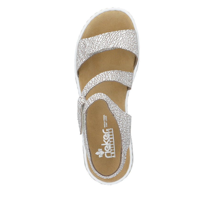 Rieker 659C7 Sandals-White