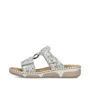 Rieker 66292-90 Ladies' Sandals-Grey Multi
