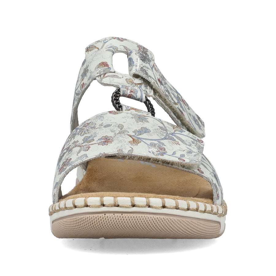 Rieker 66292-90 Ladies' Sandals-Grey Multi