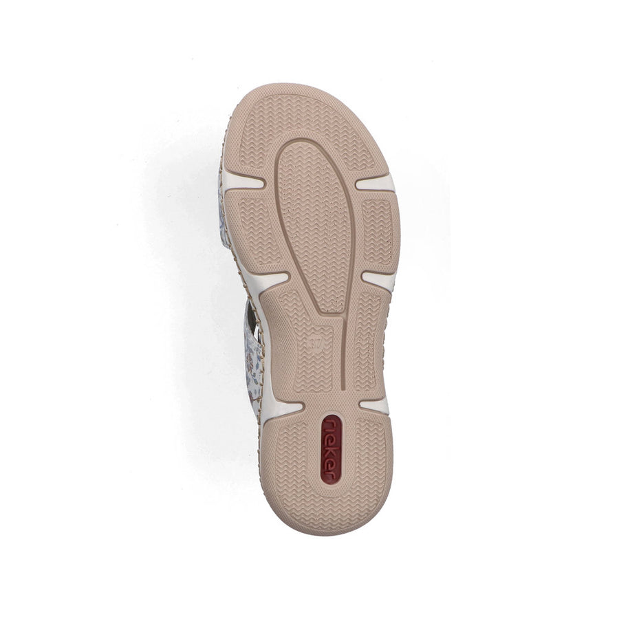 Rieker 66292-90 Ladies' Sandals-Grey Multi