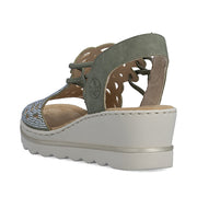 Rieker 67465-52 Ladies Sandal-Sage