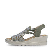 Rieker 67465-52 Ladies Sandal-Sage