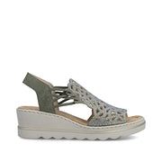 Rieker 67465-52 Ladies Sandal-Sage