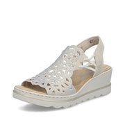 Rieker 67465-62 Ladies Sandal-Beige