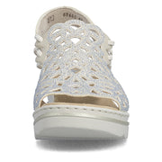 Rieker 67465-62 Ladies Sandal-Beige