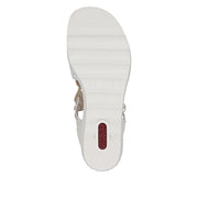Rieker 67465-62 Ladies Sandal-Beige