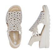 Rieker 67465-62 Ladies Sandal-Beige