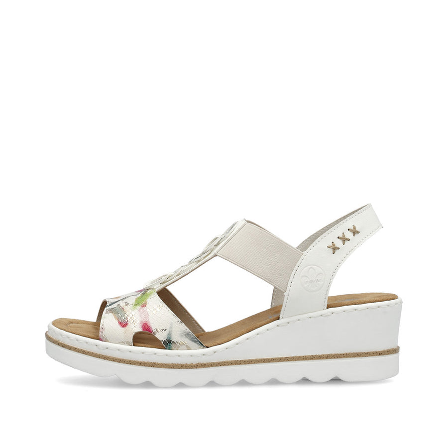 Rieker 67498 Sandals-Off White