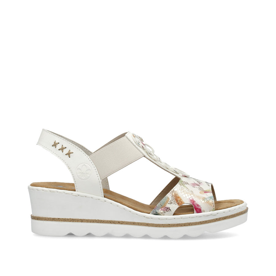 Rieker 67498 Sandals-Off White