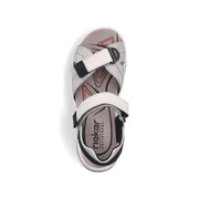 Rieker 67651-40 Ladies Sandals-Grey