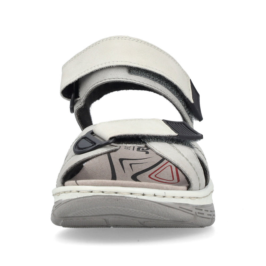 Rieker 67651-40 Ladies Sandals-Grey
