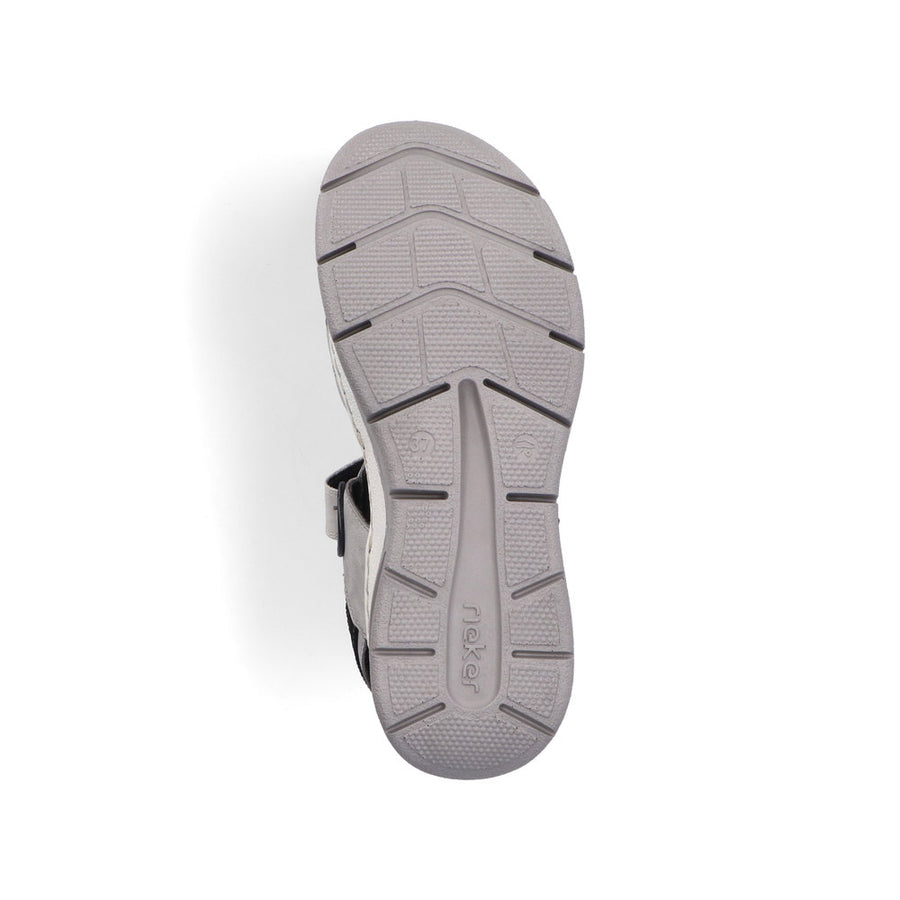 Rieker 67651-40 Ladies Sandals-Grey