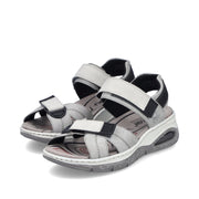 Rieker 67651-40 Ladies Sandals-Grey