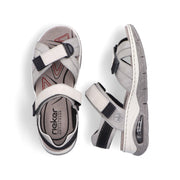 Rieker 67651-40 Ladies Sandals-Grey