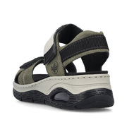 Rieker 67651-54 Ladies Sandals-Grey Multi