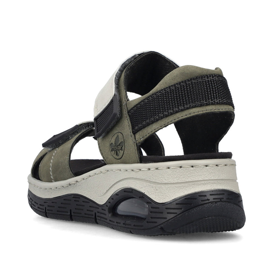 Rieker 67651-54 Ladies Sandals-Grey Multi