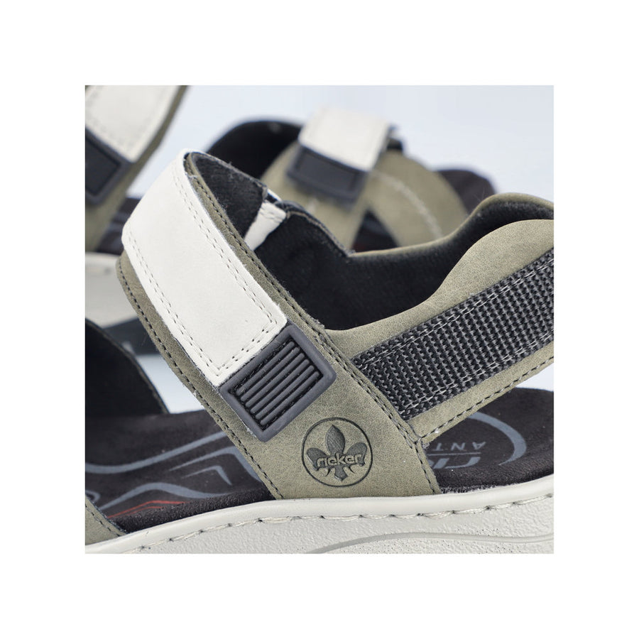 Rieker 67651-54 Ladies Sandals-Grey Multi
