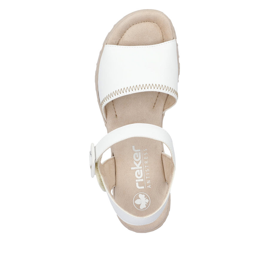 Rieker 68057 Sandals-White