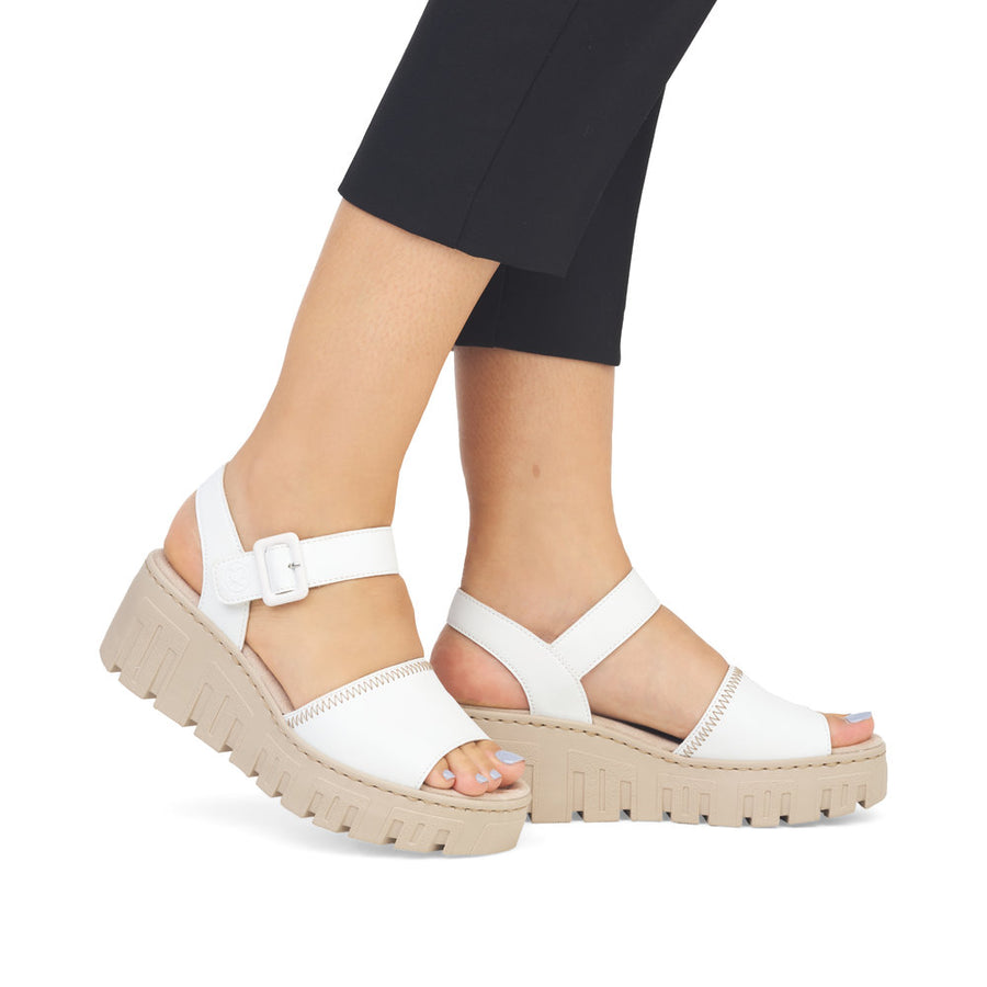 Rieker 68057 Sandals-White