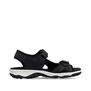 Rieker 68866-00 Sandals-Black