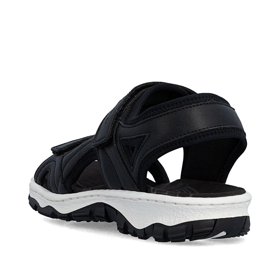 Rieker 68866-00 Sandals-Black