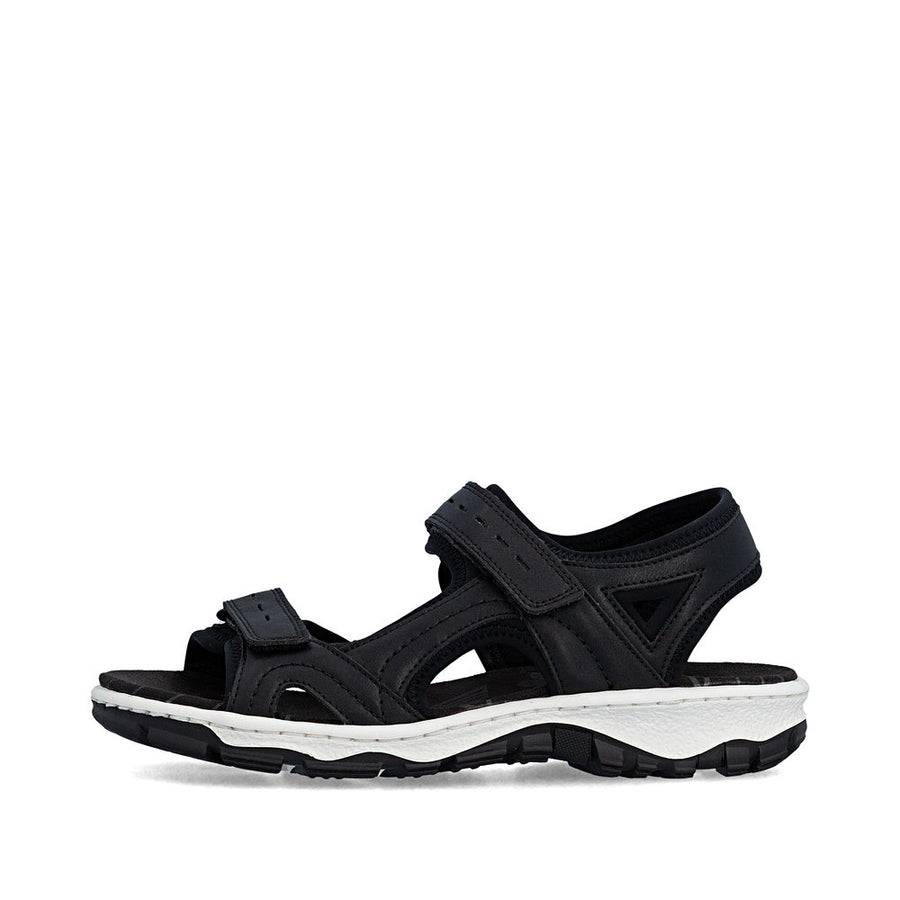 Rieker 68866-00 Sandals-Black