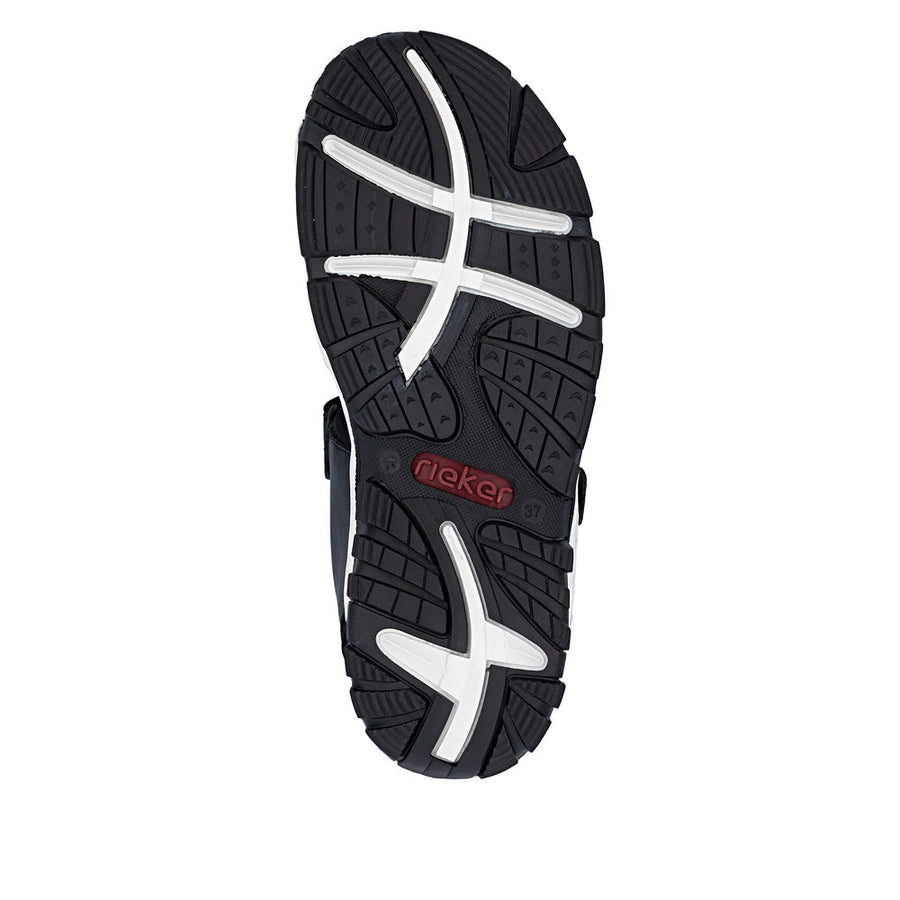 Rieker 68866-00 Sandals-Black