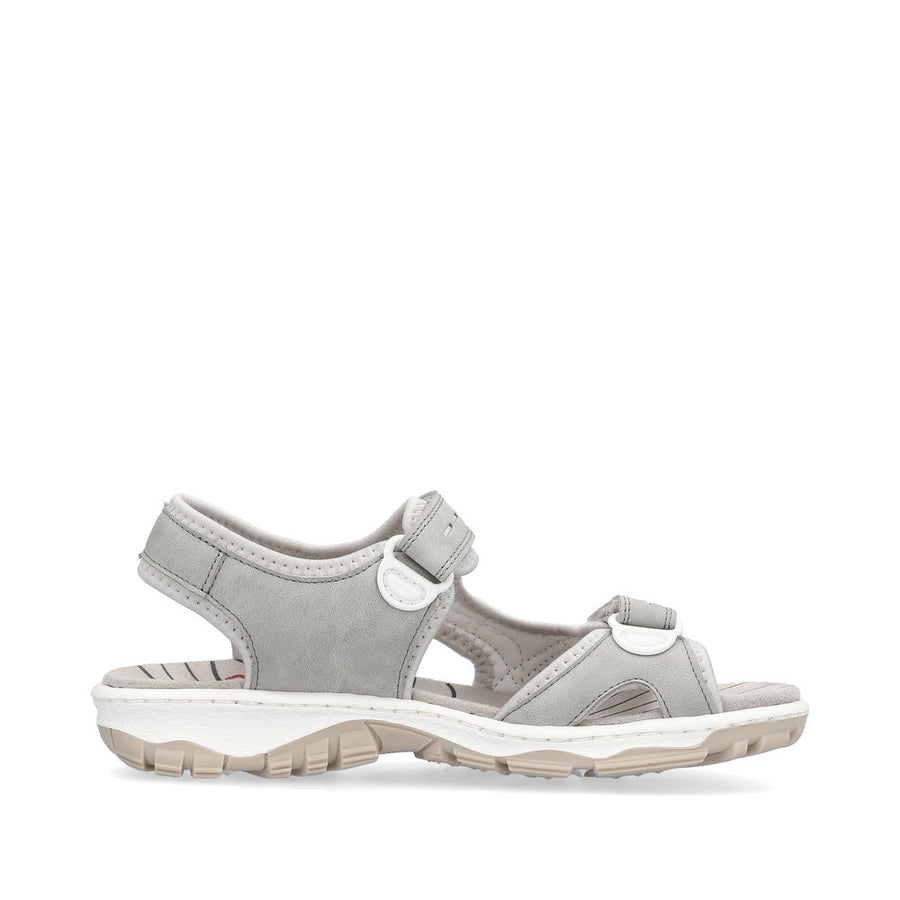 Rieker 68866 Sandals-Grey