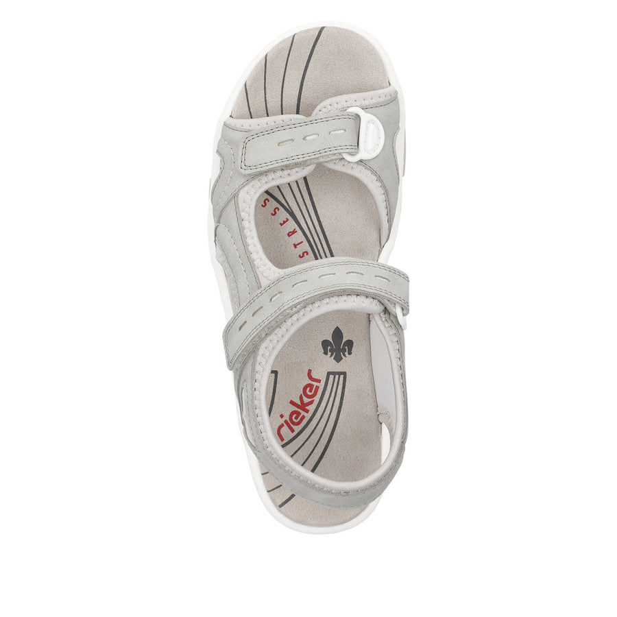 Rieker 68866 Sandals-Grey