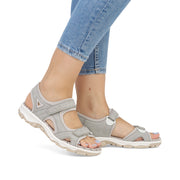 Rieker 68866 Sandals-Grey