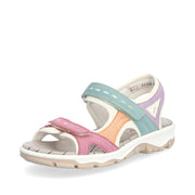 Rieker 68866 Sandals-Pink Multi