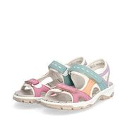 Rieker 68866 Sandals-Pink Multi