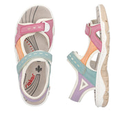 Rieker 68866 Sandals-Pink Multi