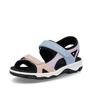 Rieker 68866-93 Sandals-Purple Multi