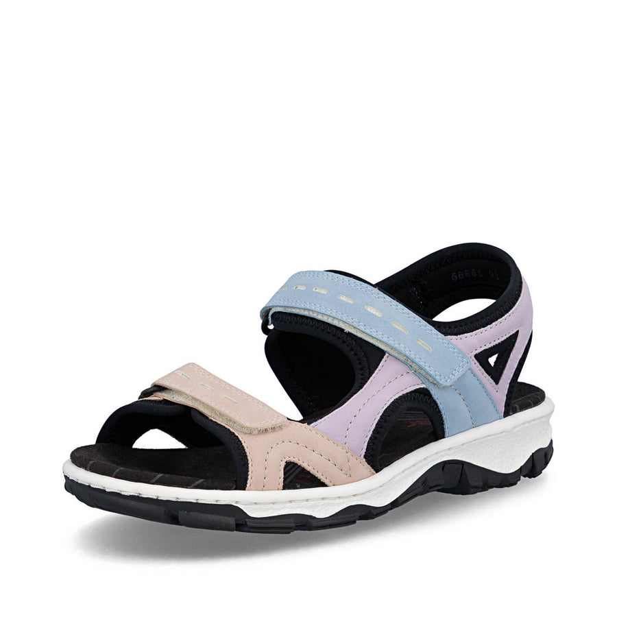 Rieker 68866-93 Sandals-Purple Multi
