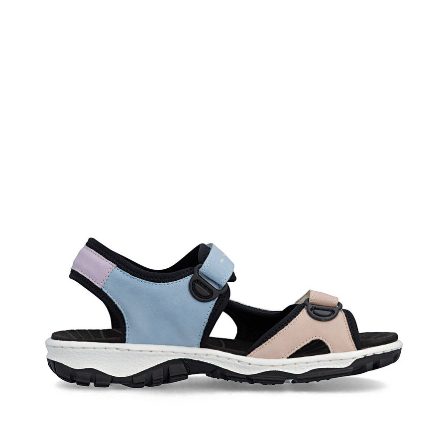 Rieker 68866-93 Sandals-Purple Multi