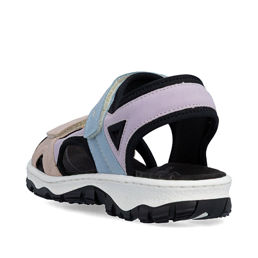 Rieker 68866-93 Sandals-Purple Multi