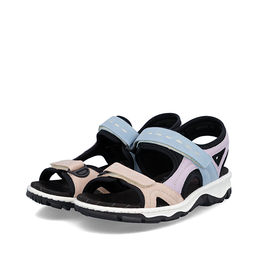 Rieker 68866-93 Sandals-Purple Multi