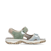Rieker 68866-94 Sandals-Beige Multi