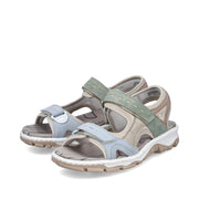 Rieker 68866-94 Sandals-Beige Multi