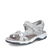 Rieker 68879-96 Sandals-Grey Multi