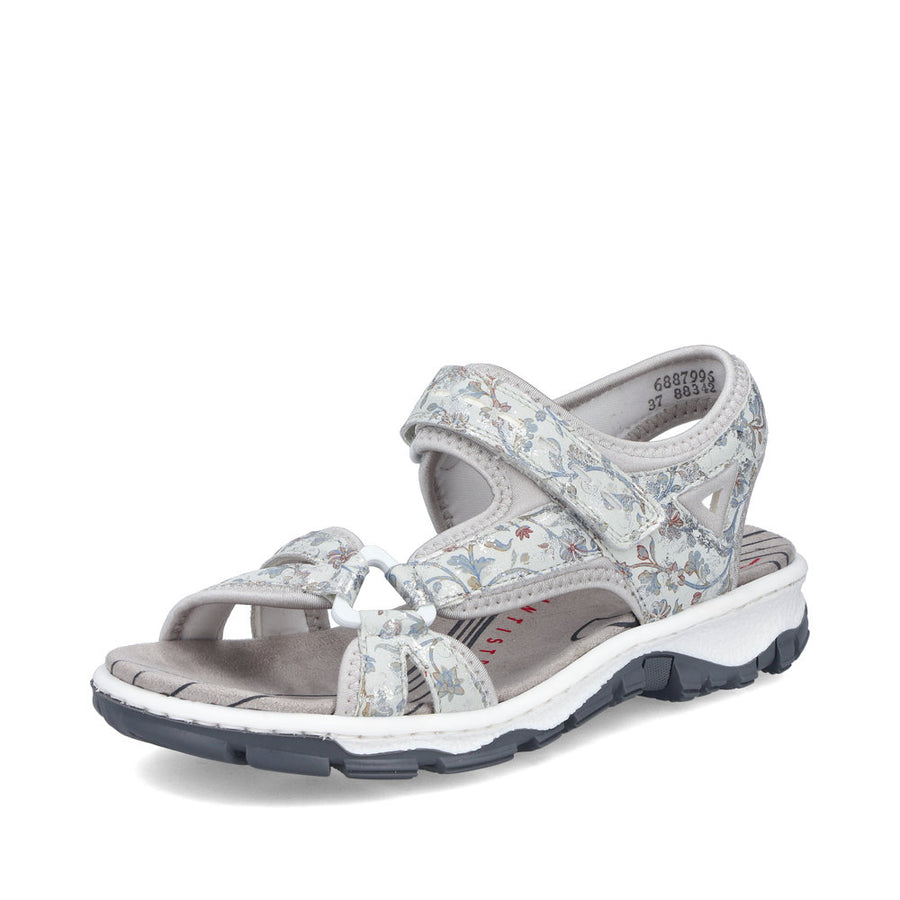 Rieker 68879-96 Sandals-Grey Multi