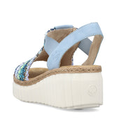 Rieker 69172 Sandals-Blue Multi