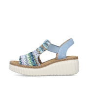 Rieker 69172 Sandals-Blue Multi