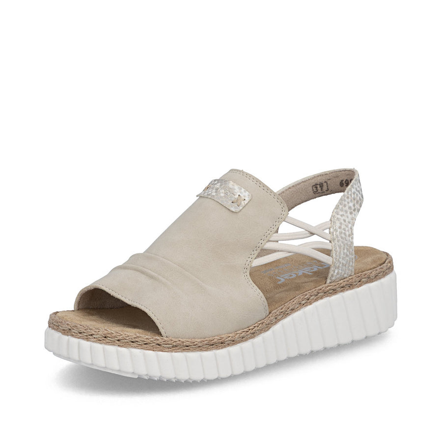 Rieker 69262-62 Sandals-Beige