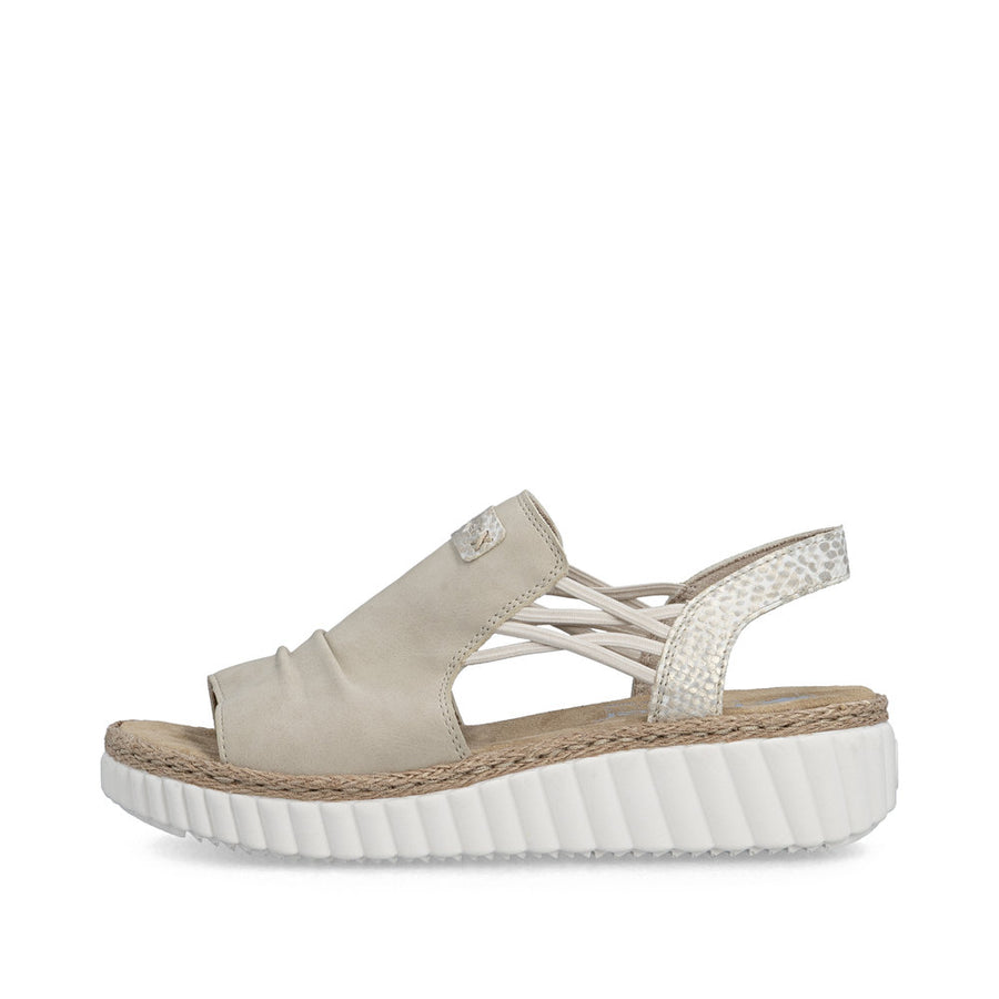 Rieker 69262-62 Sandals-Beige