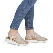 Rieker 69262-62 Sandals-Beige