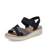 Rieker 69269-00 Sandals-Black