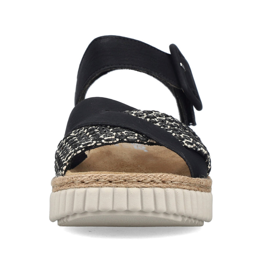 Rieker 69269-00 Sandals-Black