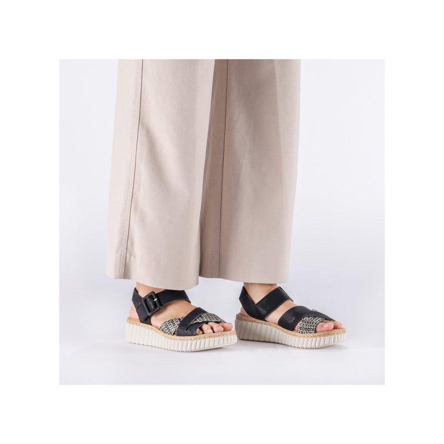 Rieker 69269-00 Sandals-Black